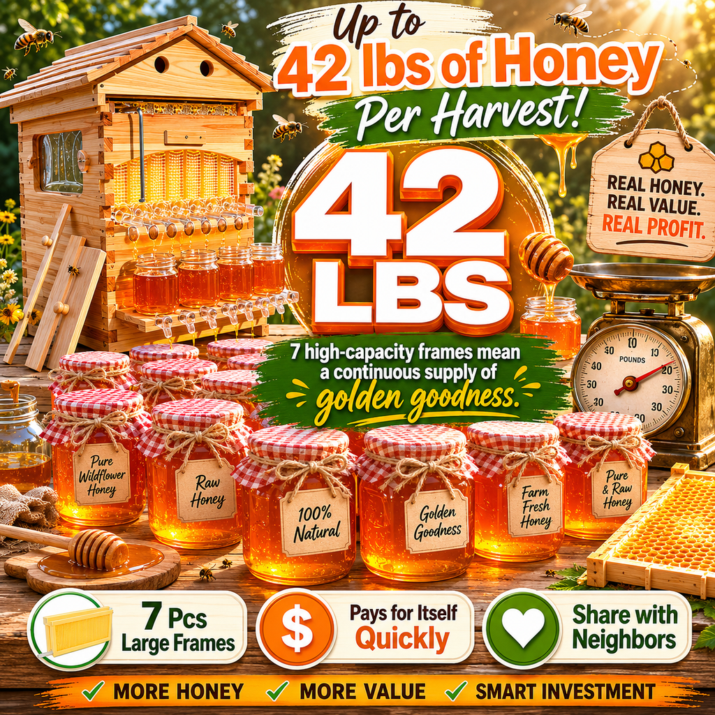 Flow Hive With 7 Pcs Frames