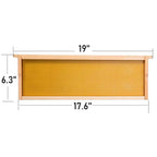 10 Frame Langstroth Deep Brood Bee Hive Box Dipped in Beeswax, Sections of Wood for Beehives, Includes Beehive Frames and Waxed Foundations (Unassembled)