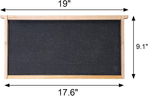 10 Pack Beehive Frames and Wax Foundations