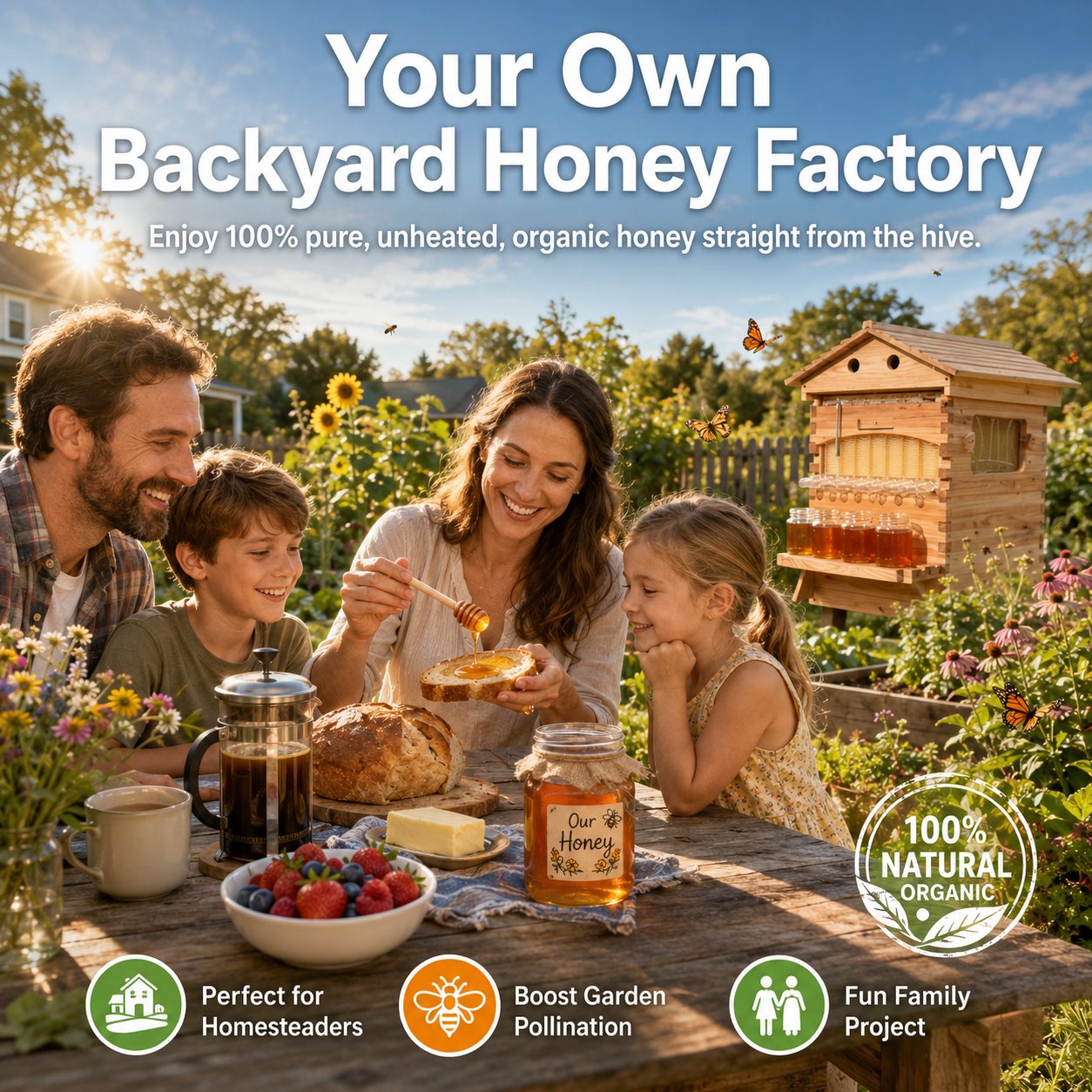 Flow Hive With 7 Pcs Frames