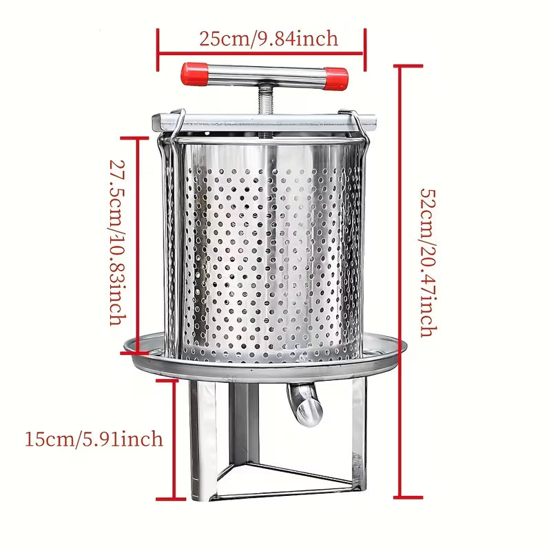 Manual honey Press