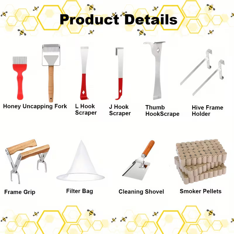 30pcs Beekeeping Supplies